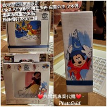 香港迪士尼樂園限定 Ink & Paint系列 魔法米奇 白雪公主 小木偶 圖案陶瓷盤子套裝